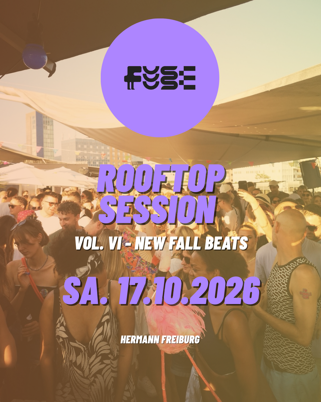 Veranstaltungsbild für FUSE - ROOFTOP SESSION Vol. VI - New Fall Beats